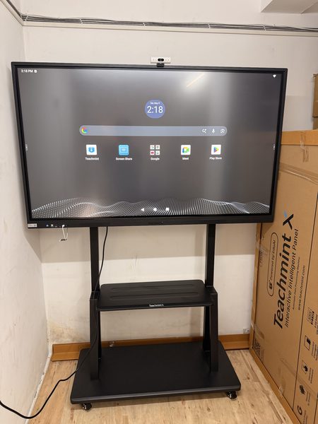 Institution near Exhibition, Bagan Road — TeachmintX interactive flat panel installation in Berhampore, Murshidabad