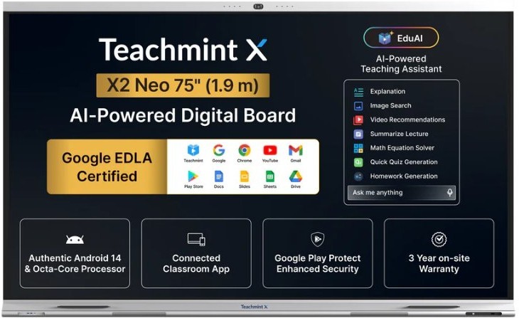 TeachmintX X2 Panel